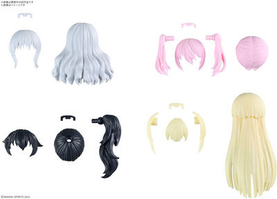 BANDAI HOBBY 30MS OPTION HAIR STYLE PARTS Vol.11 ALL 4 TYPES
