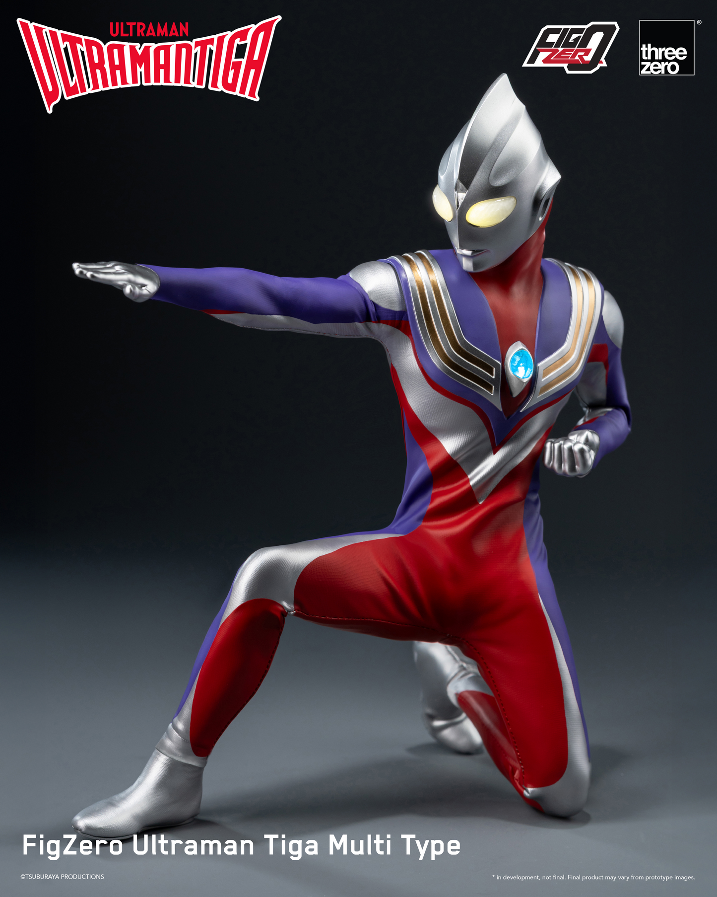 threezero FigZero Ultraman Tiga Multi Type