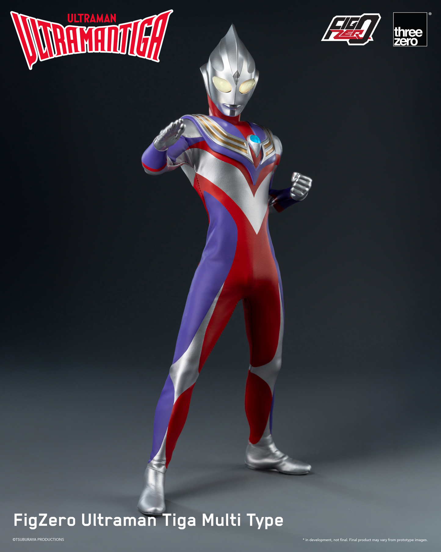 threezero FigZero Ultraman Tiga Multi Type