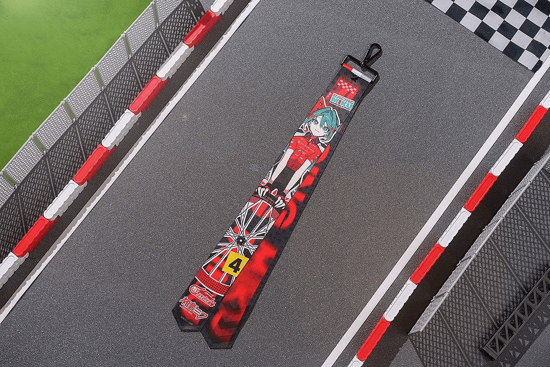 Good Smile Company Hatsune Miku: Racing Ver. 2025 Collectible Ribbon Keychain