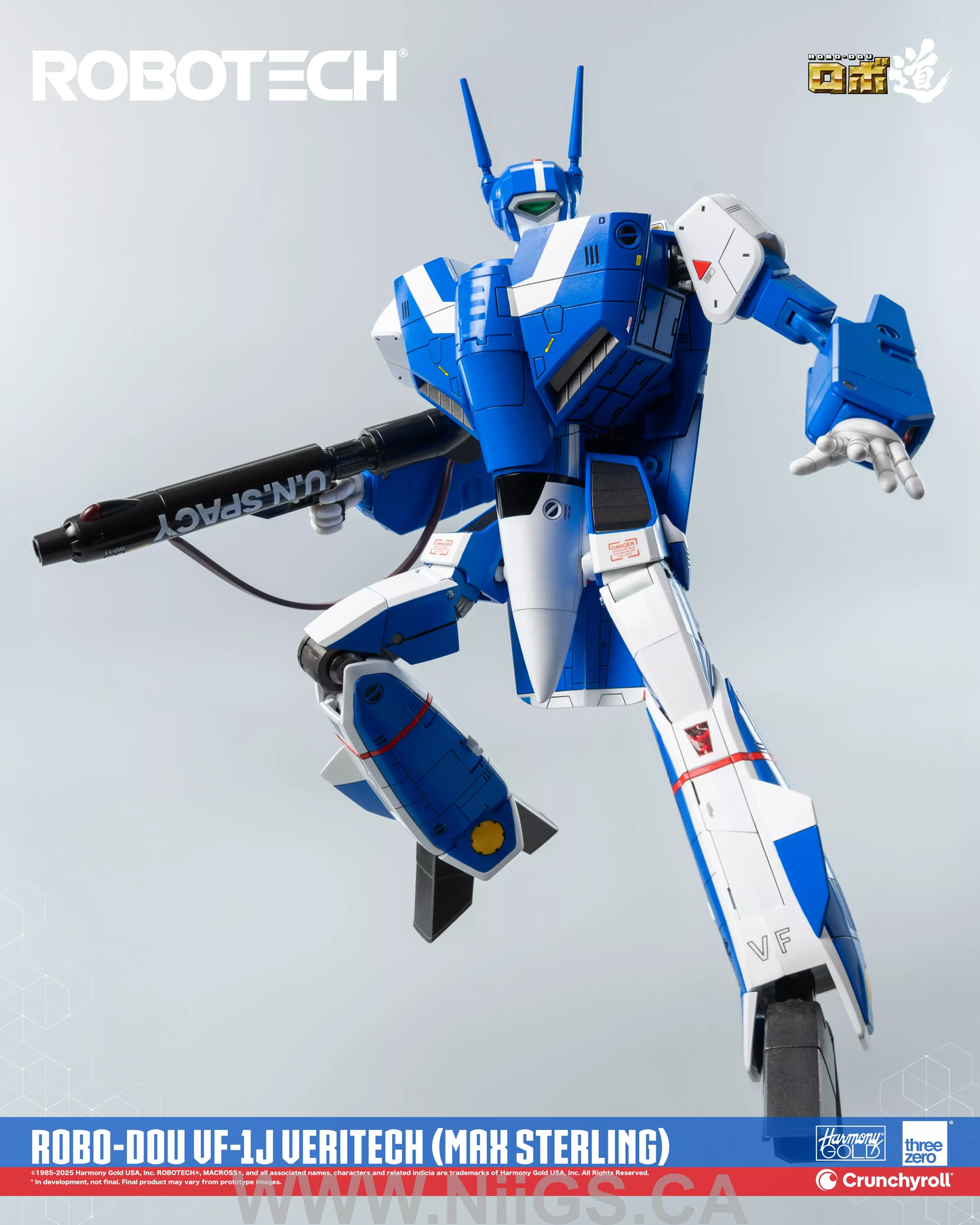 threezero ROBO-DOU ROBOTECH VF-1J Veritech (Max Sterling)