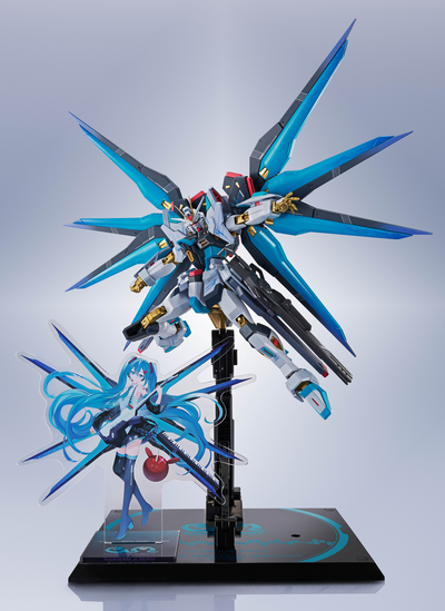 Limited TAMASHII NATIONS METAL ROBOT SPIRITS STRIKE FREEDOM GUNDAM TYPEⅡ[HATSUNE MIKU Ver.] "GUNDAM 45th Anniversary×HATSUNE MIKU"