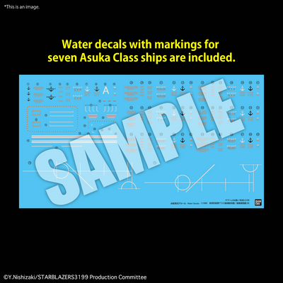 BANDAI Hobby 1/1000 EFCF Asuka Class Fast Combat Support Tender/Amphibious Assault Ship DX