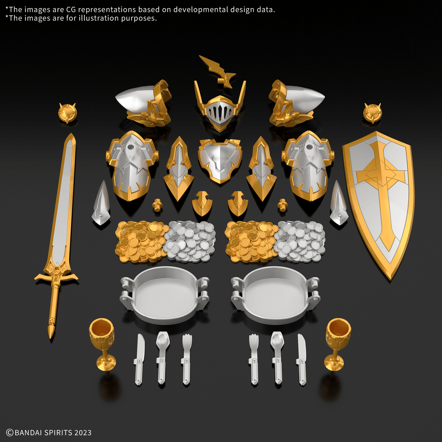 BANDAI HOBBY 30MF ITEM SHOP 6 （GOLD / SILVER OPTION）