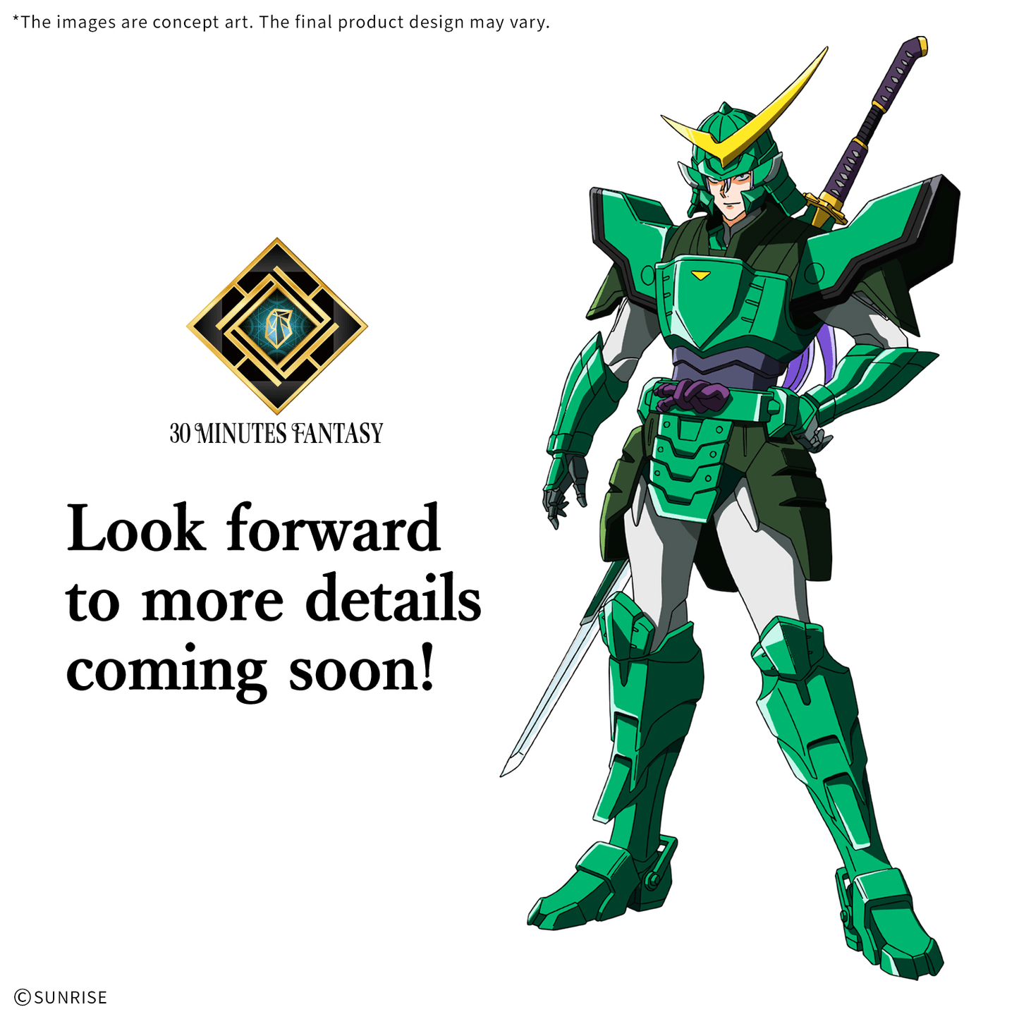 BANDAI HOBBY 30MF Yoroi-Shinden Samurai Troopers Shion of the Light