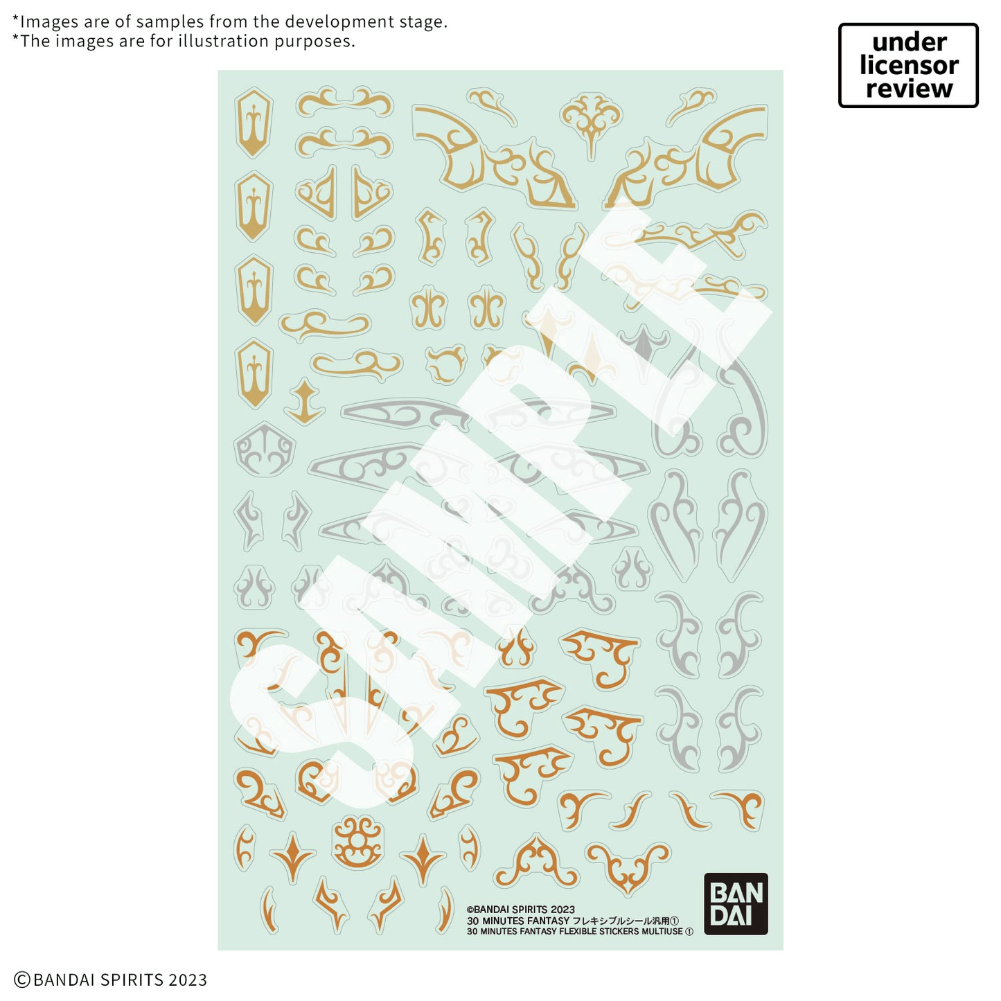 30 MINUTES FANTASY FLEXIBLE STICKERS MULTIUSE ①