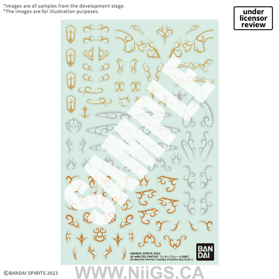 30 MINUTES FANTASY FLEXIBLE STICKERS MULTIUSE ①