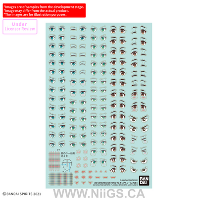 30 MINUTES SISTERS FLEXIBLE STICKERS MULTIUSE ①