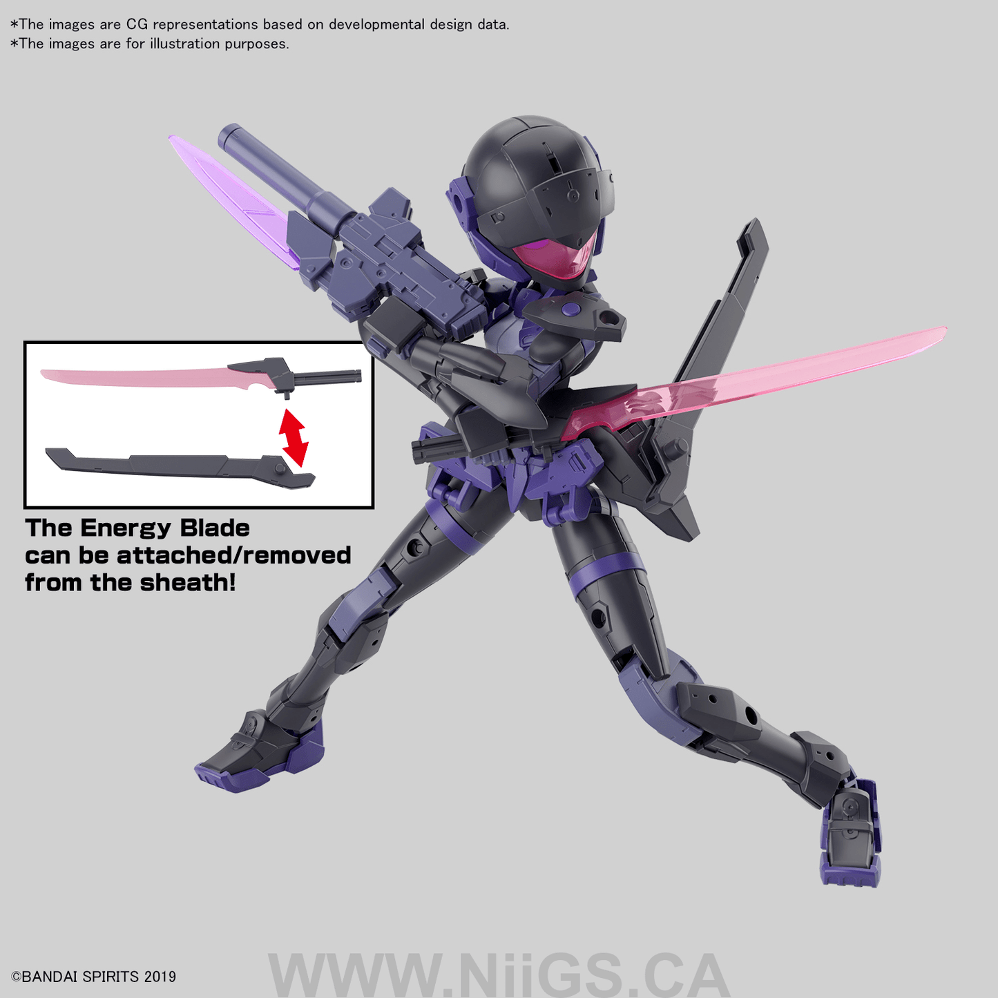 BANDAI Hobby 30MM 1/144 EXM-H15E ACERBY (TYPE-E)