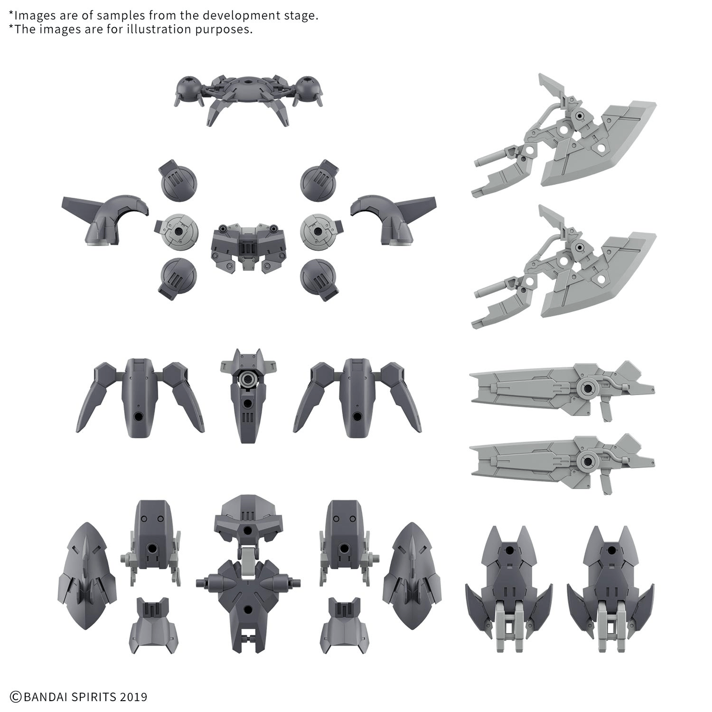 BANDAI HOBBY 30MM 1/144 OPTION PARTS SET 23 (FULL ARMOR UNIT 2)