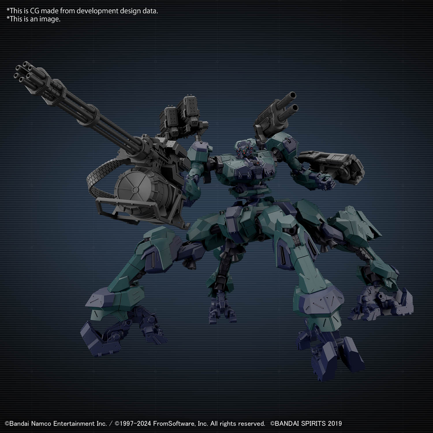 BANDAI Hobby 30MM ARMORED CORE Ⅵ FIRES OF RUBICON BALAM INDUSTRIES BD-011 MELANDER LIGER TAIL