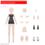 BANDAI HOBBY 30MS OPTION BODY PARTS ATELIER BASE BODY 01 ［COLOR A］