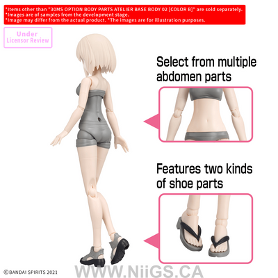 BANDAI HOBBY 30MS OPTION BODY PARTS ATELIER BASE BODY 02 [COLOR B]