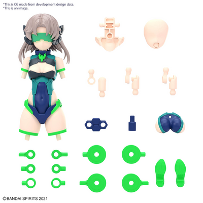 BANDAI Hobby 30MS OPTION PARTS SET 14 (SPOTTER COSTUME) [COLOR B]