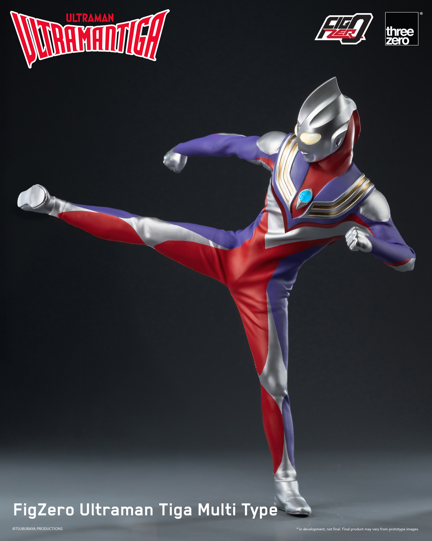 threezero FigZero Ultraman Tiga Multi Type