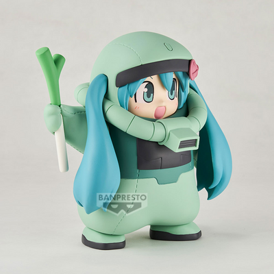 BANDAI GUNDAM 45th×HATSUNE MIKU FIGURE ZAKU COSTUME [HATSUNE MIKU Ver.], Banpresto Figure