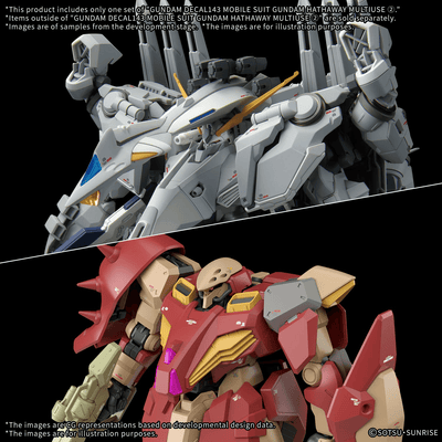 BANDAI HOBBY Gundam Decal 143 Hathaway Multiuse ②