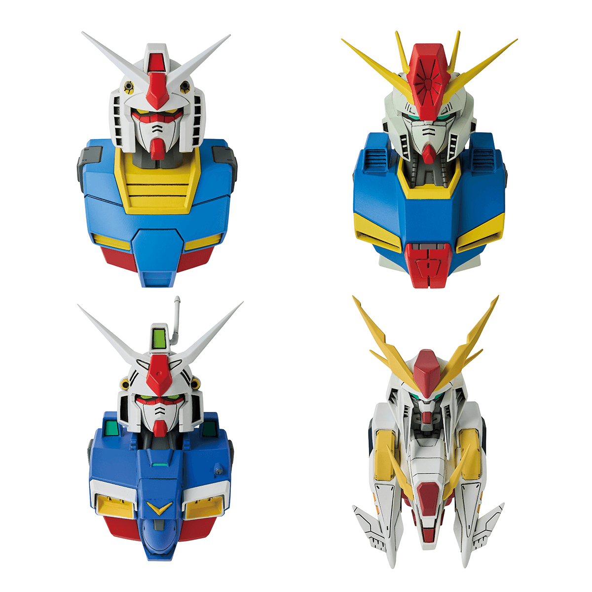 Bandai Ichibansho Gundam MS Head Magnet (Universal Century Saga) (BOX OF 4)