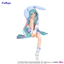 FuRyu Hatsune Miku Noodle Stopper Figure -Rabbit Ear Hood Pajama Blue Color ver.-
