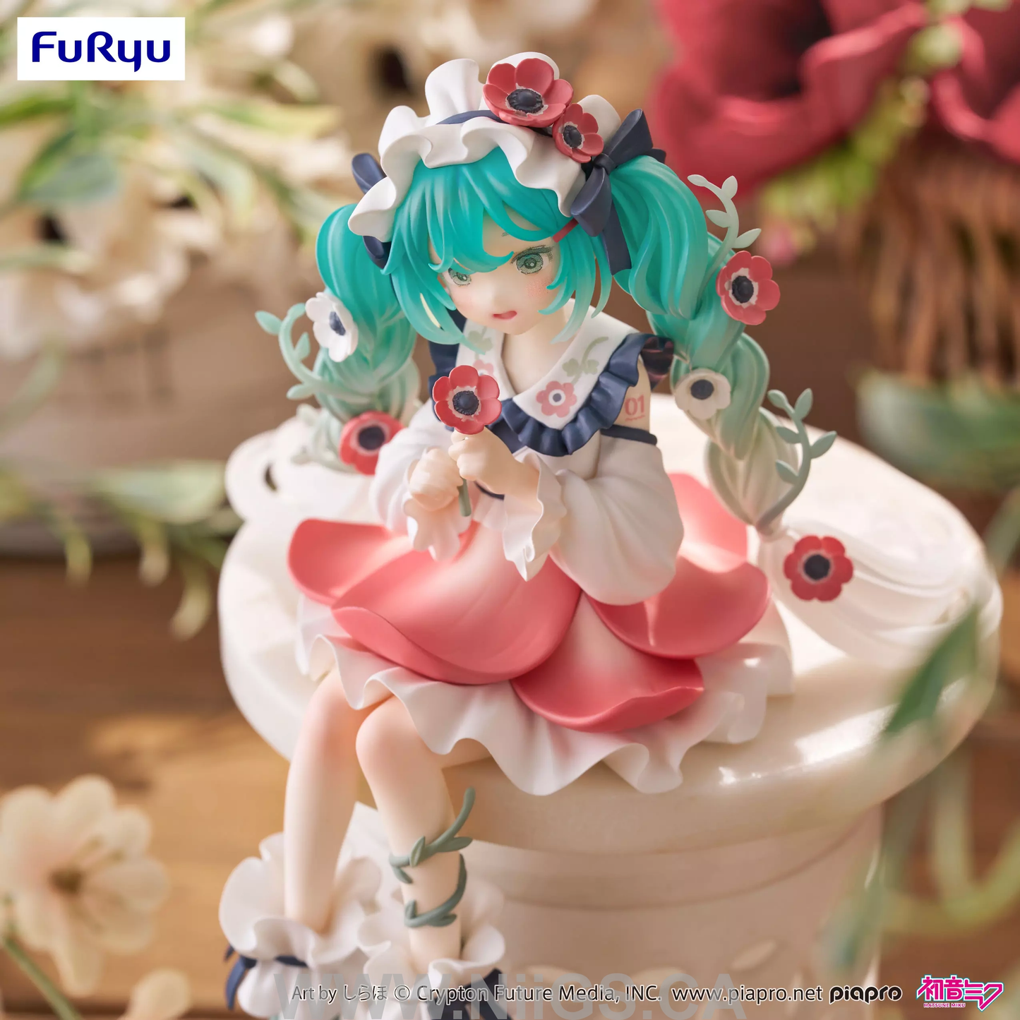 FuRyu Hatsune Miku Noodle Stopper Figure -Flower Fairy Anemone-