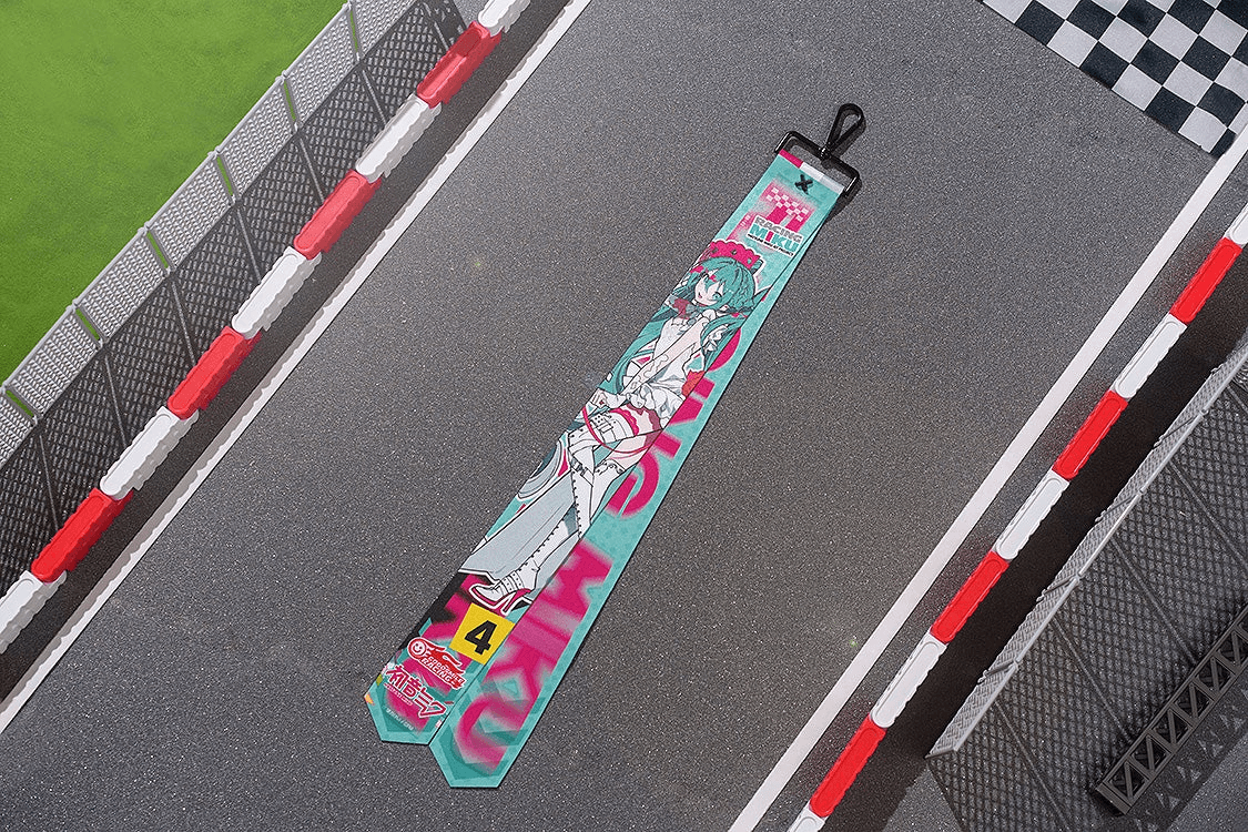 Good Smile Company Hatsune Miku: Racing Ver. 2025 Collectible Ribbon Keychain