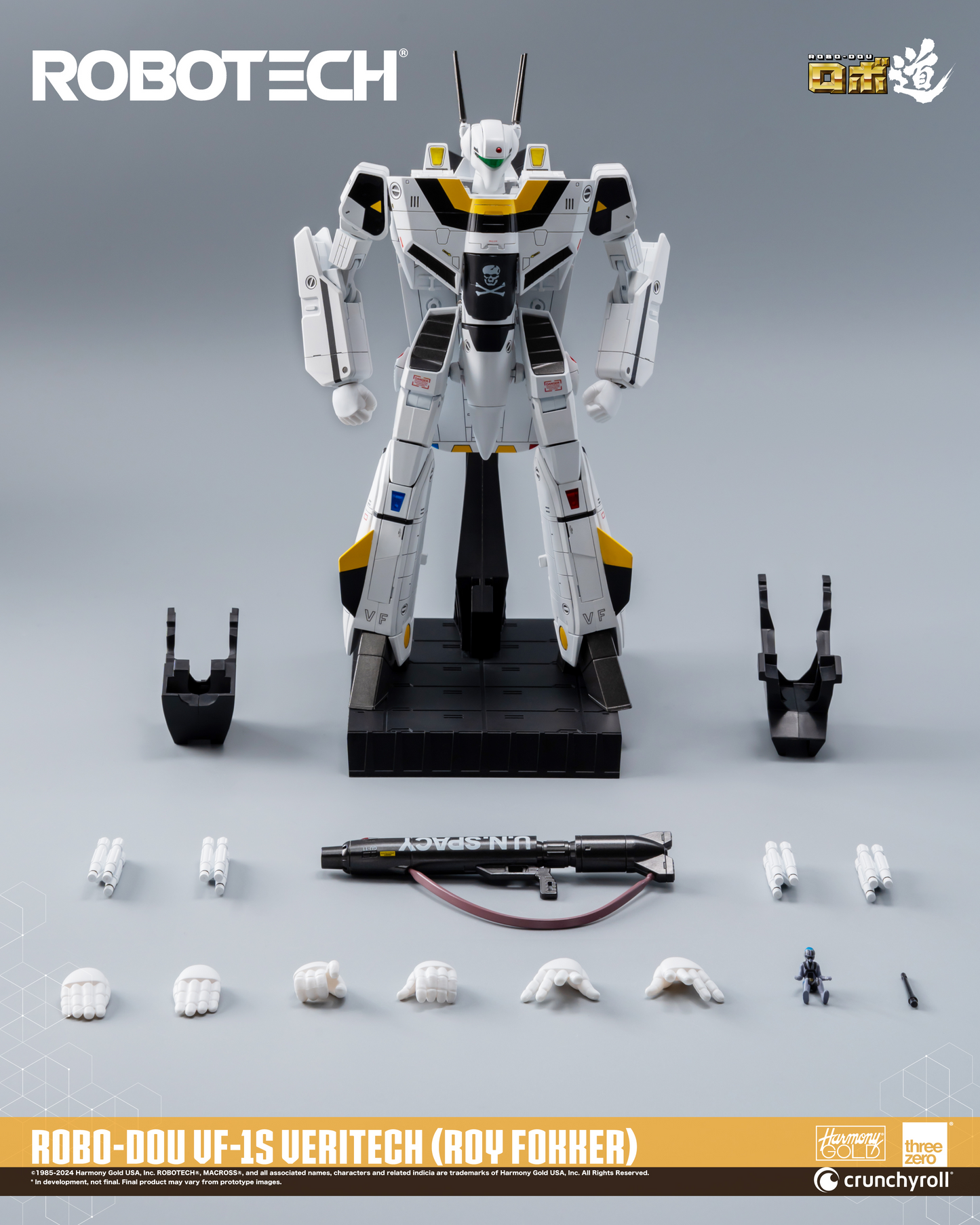 Three Zero ROBO-DOU ROBOTECH VF‐1S Veritech (Roy Fokker)