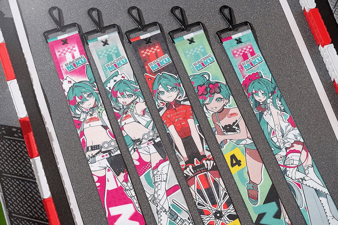 Good Smile Company Hatsune Miku: Racing Ver. 2025 Collectible Ribbon Keychain