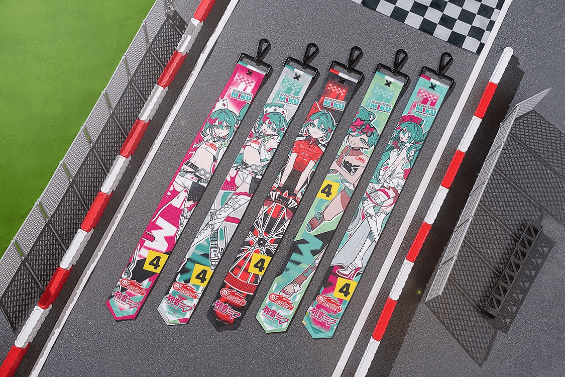 Good Smile Company Hatsune Miku: Racing Ver. 2025 Collectible Ribbon Keychain