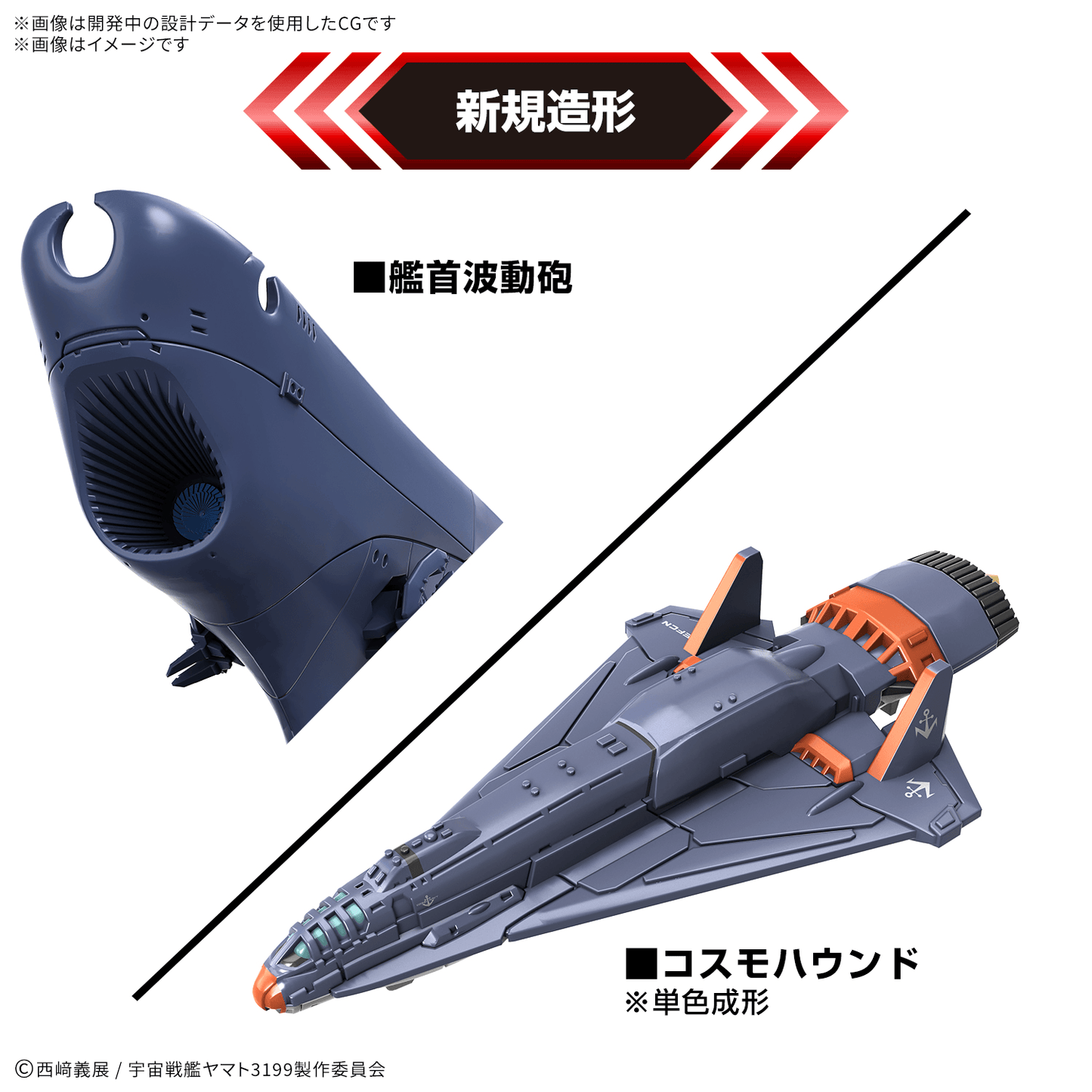 BANDAI HOBBY 1/100 SPACE BATTLESHIP YAMATO 3199 Deluxe Set