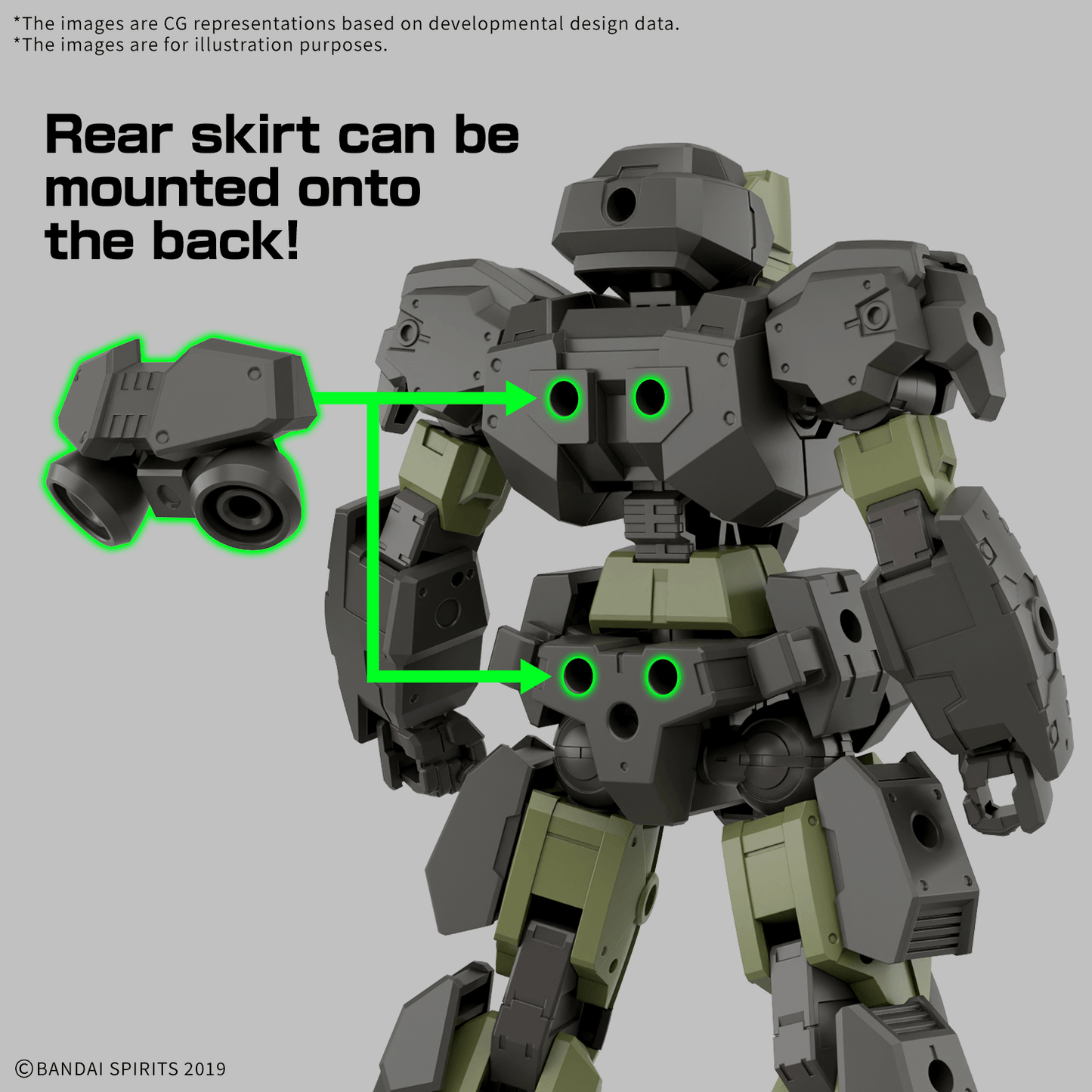 BANDAI HOBBY 30MM 1/144 eEXM-23 TECPROT 02