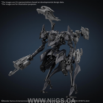 BANDAI HOBBY 30MM ARMORED CORE Ⅵ FIRES OF RUBICON SCHNEIDER NACHTREIHER/40E DUAL NATURE