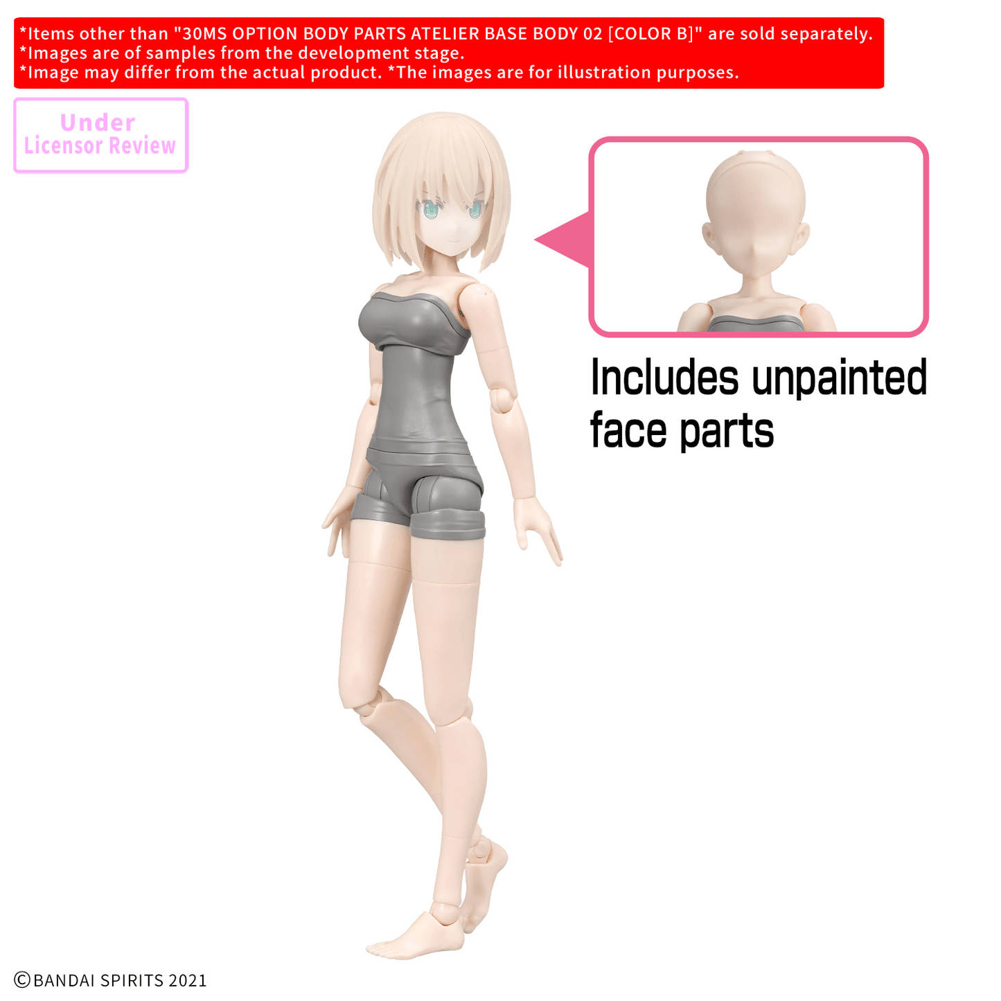 BANDAI HOBBY 30MS OPTION BODY PARTS ATELIER BASE BODY 02 [COLOR B]