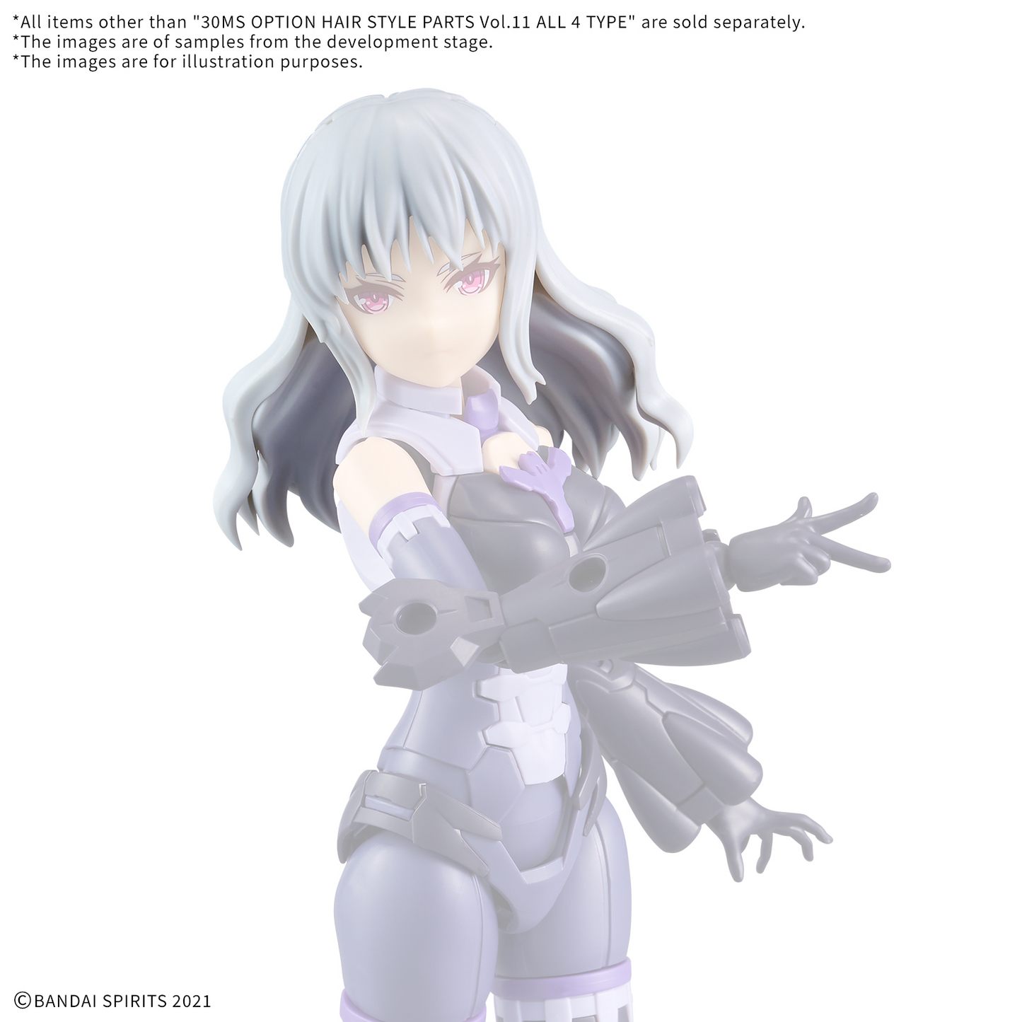 BANDAI HOBBY 30MS OPTION HAIR STYLE PARTS Vol.11 ALL 4 TYPES