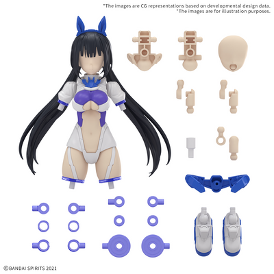BANDAI HOBBY 30MS OPTION PARTS SET 21 (SPRINT COSTUME) ［COLOR B］