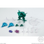 Limited Bandai Shokugan FW Gundam Converge Core Big Zam & Core Booster (Metallic ver.)