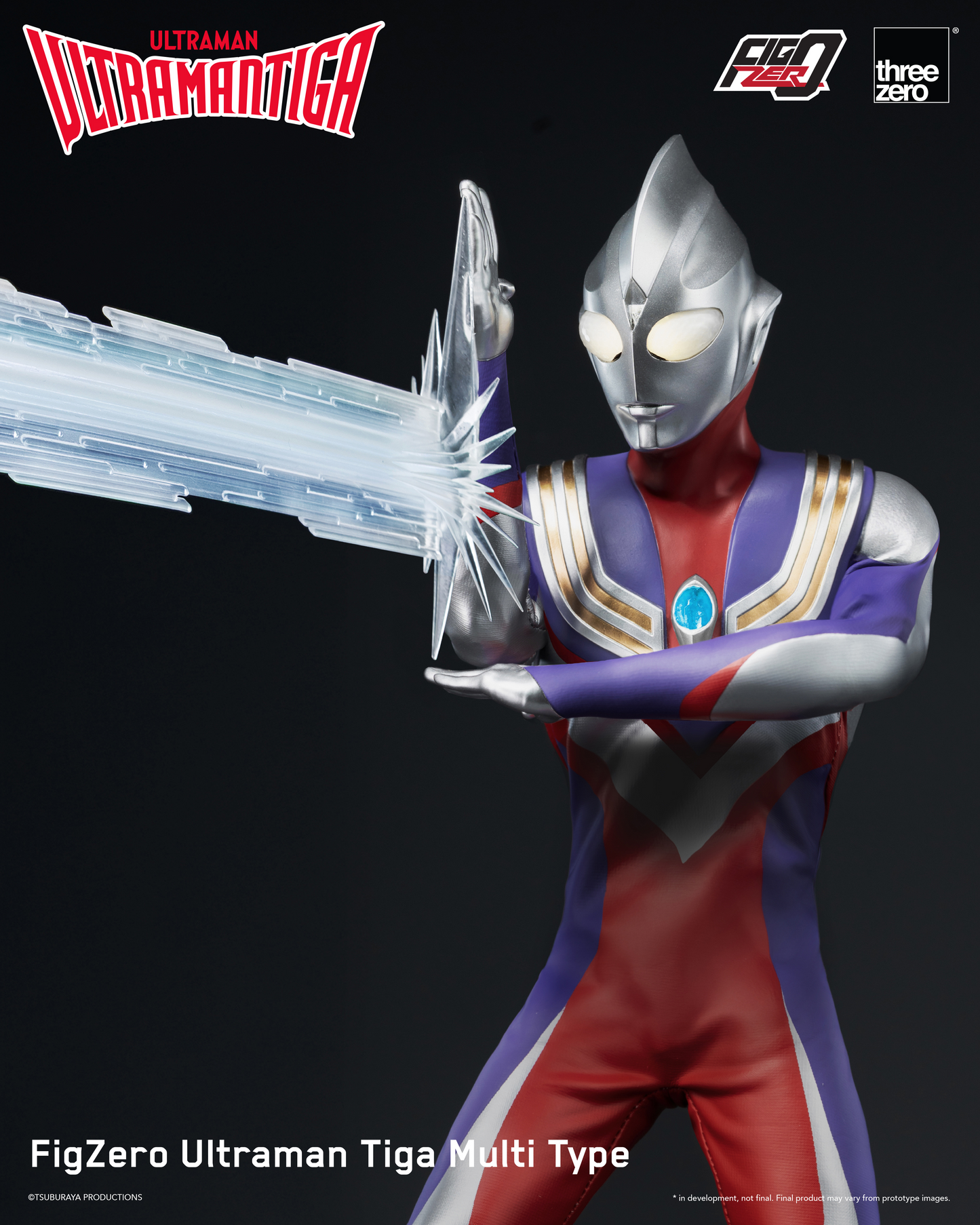 threezero FigZero Ultraman Tiga Multi Type