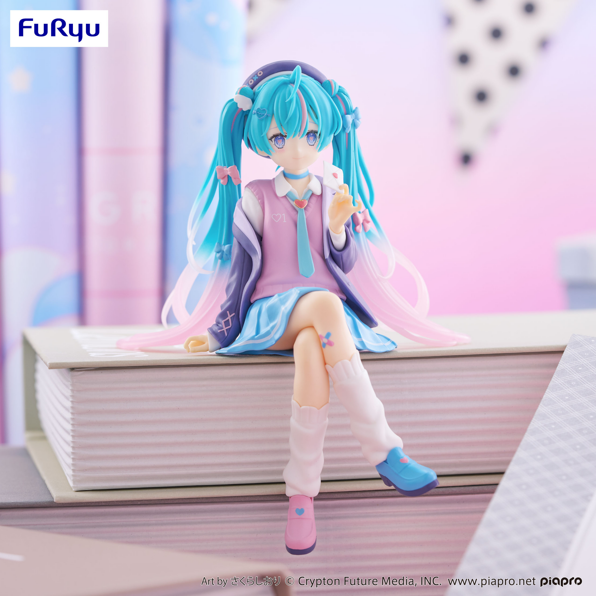 FuRyu Hatsune Miku Noodle Stopper Figure -Love Blazer Navy Color