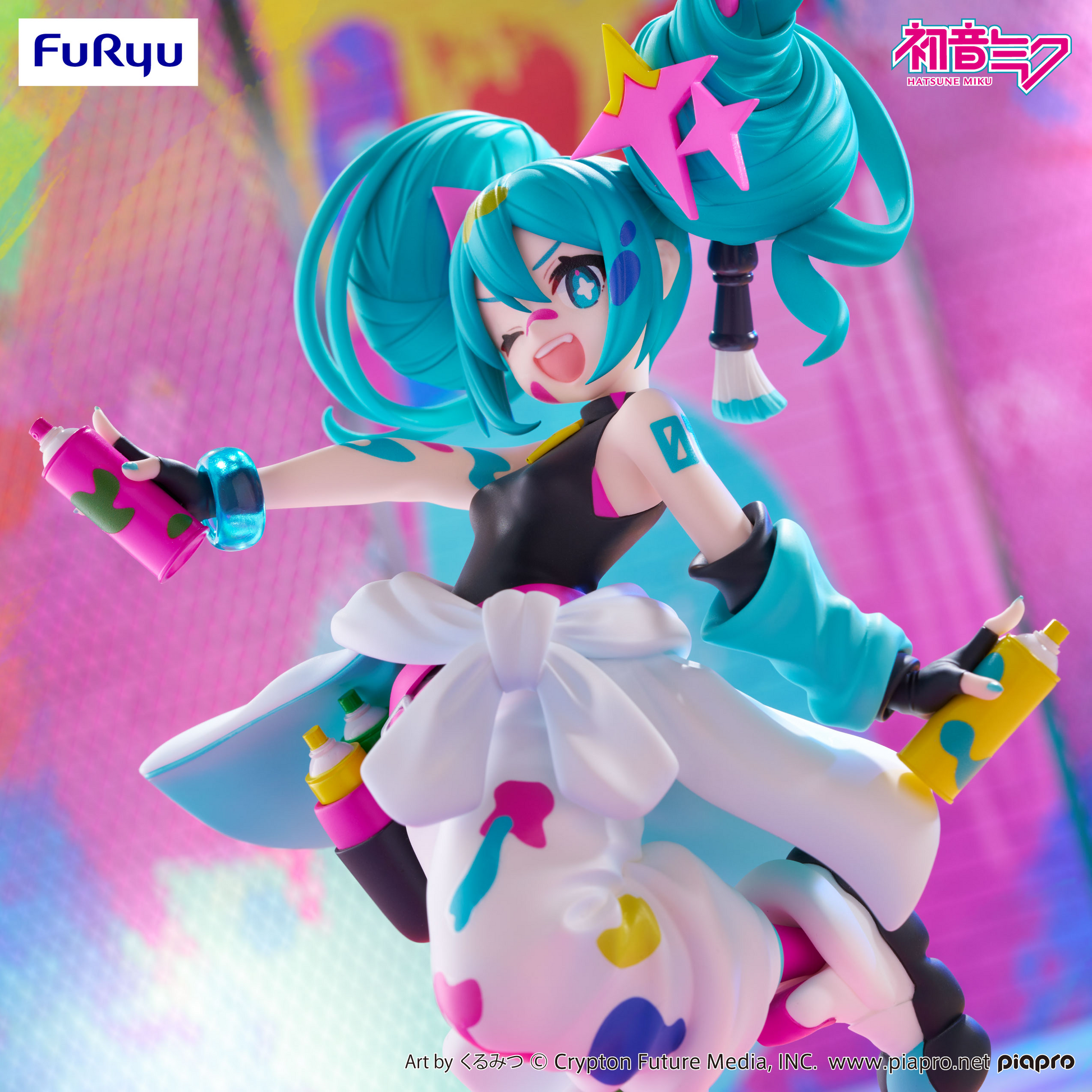 FuRyu Hatsune Miku Trio-Try-iT Figure -Paint Girl- – Nii G Shop FuRyu Hatsune Miku Trio-Try-iT Figure -Paint Girl- – Nii G Shop