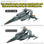 BANDAI HOBBY MECHA COLLECTION DX TRYAL TYPE SPACE FIGHTER ATTACK CRAFT COSMO PYTON [2 machine set]