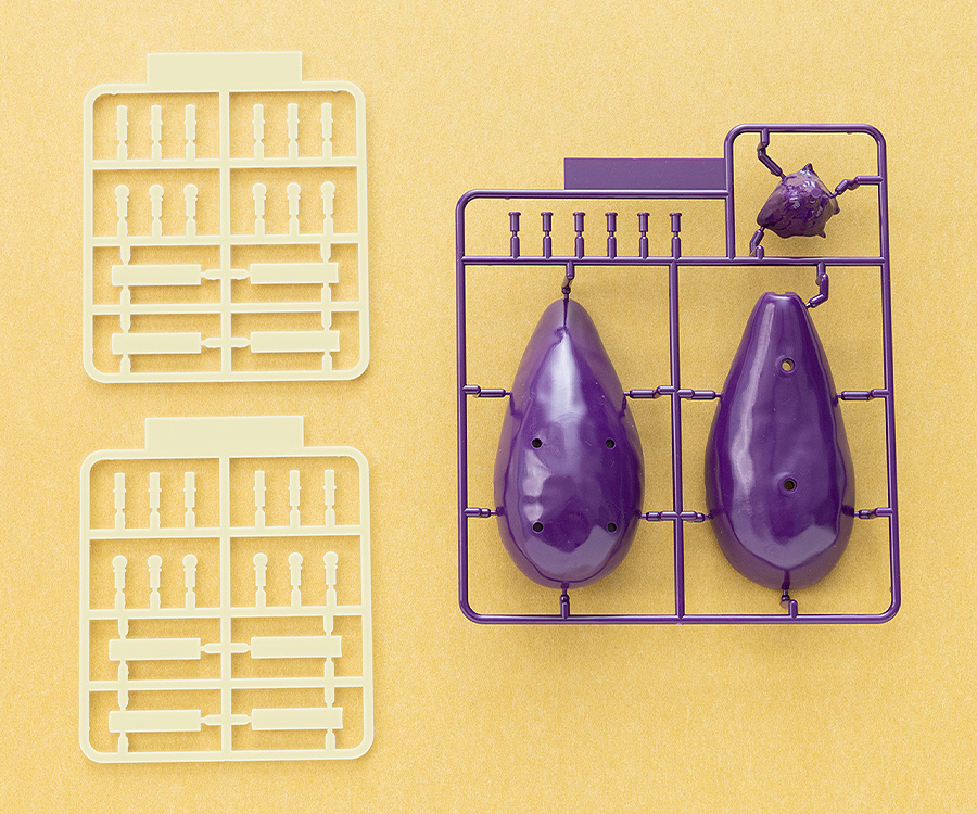 Shoryo Uma Plastic Model Cucumber & Eggplant