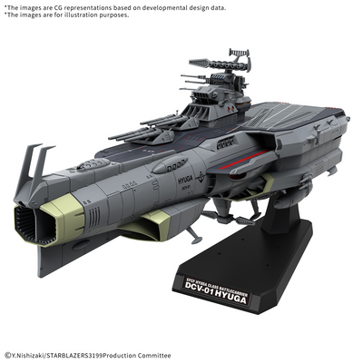 BANDAI 1/1000 EFCF HYUGA CLASS BATTLECARRIER DCV-01 HYUGA