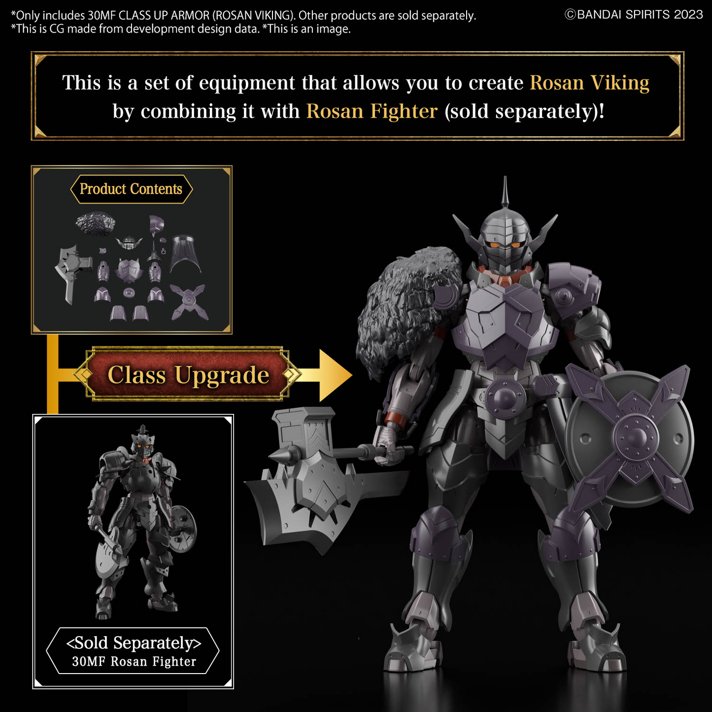 BANDAI Hobby 30MF CLASS UP ARMOR (ROSAN VIKING)