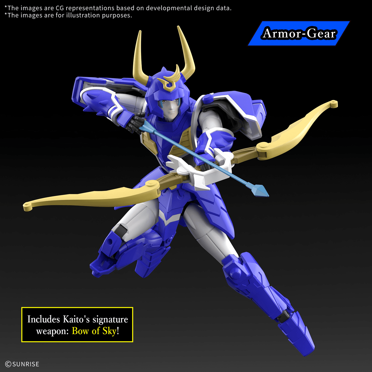 BANDAI HOBBY 30MF Yoroi-Shinden Samurai Troopers Kaito of the Sky