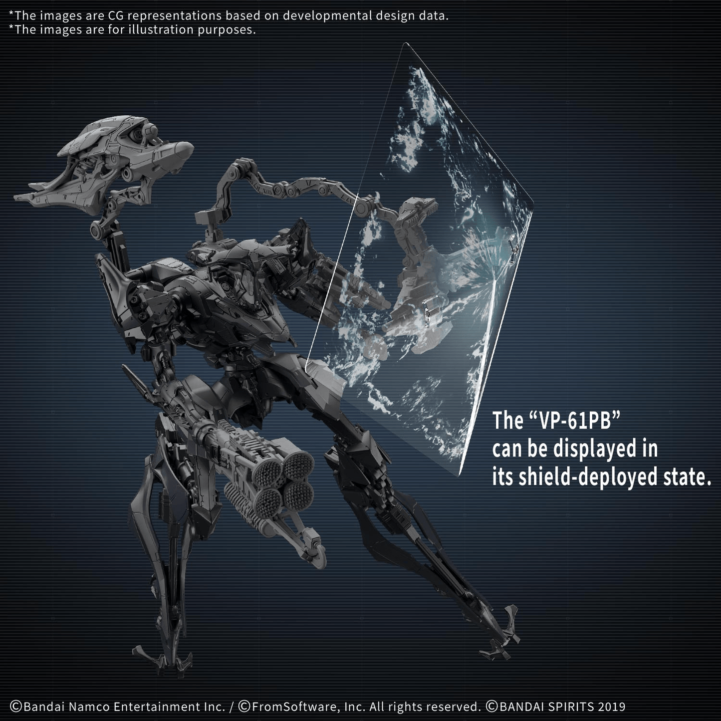 BANDAI HOBBY 30MM ARMORED CORE Ⅵ FIRES OF RUBICON SCHNEIDER NACHTREIHER/40E DUAL NATURE