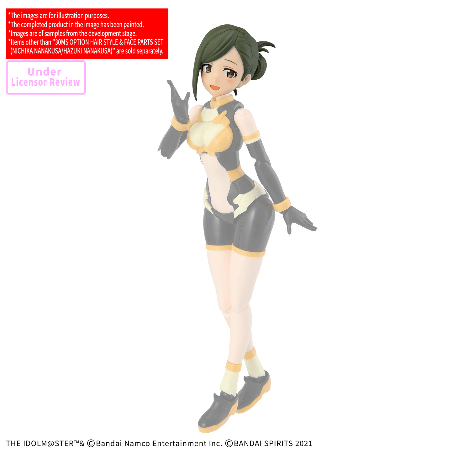 BANDAI HOBBY 30MS OPTION HAIR STYLE & FACE PARTS SET (NICHIKA NANAKUSA/HAZUKI NANAKUSA)