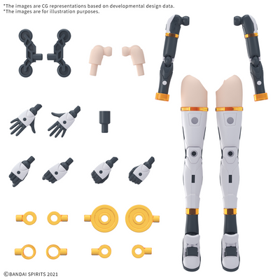 BANDAI HOBBY 30MS OPTION PARTS SET 19(DASH UNIT) [COLOR A]