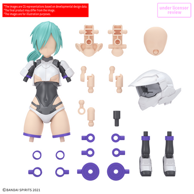 BANDAI HOBBY 30MS OPTION PARTS SET 22 (TURBO COSTUME α) ［COLOR B］