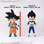 BANDAI HOBBY DRAGON BALL DAIMA MODEL KIT SON GOKU (MINI) & VEGETA (MINI)