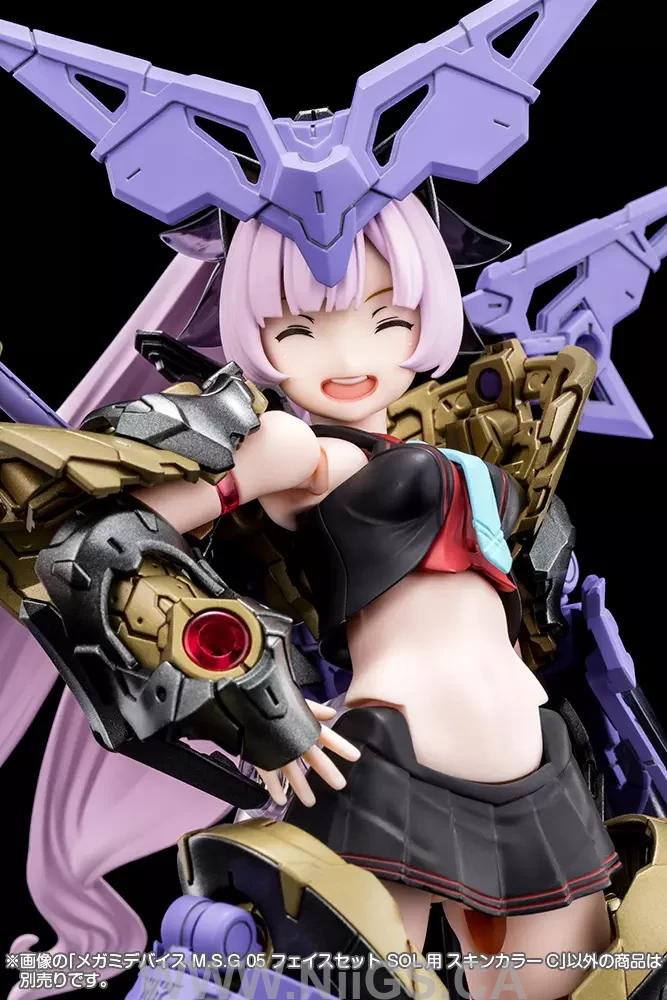 KOTOBUKIYA MEGAMI DEVICE M.S.G 05 FACE SET SOL SKIN