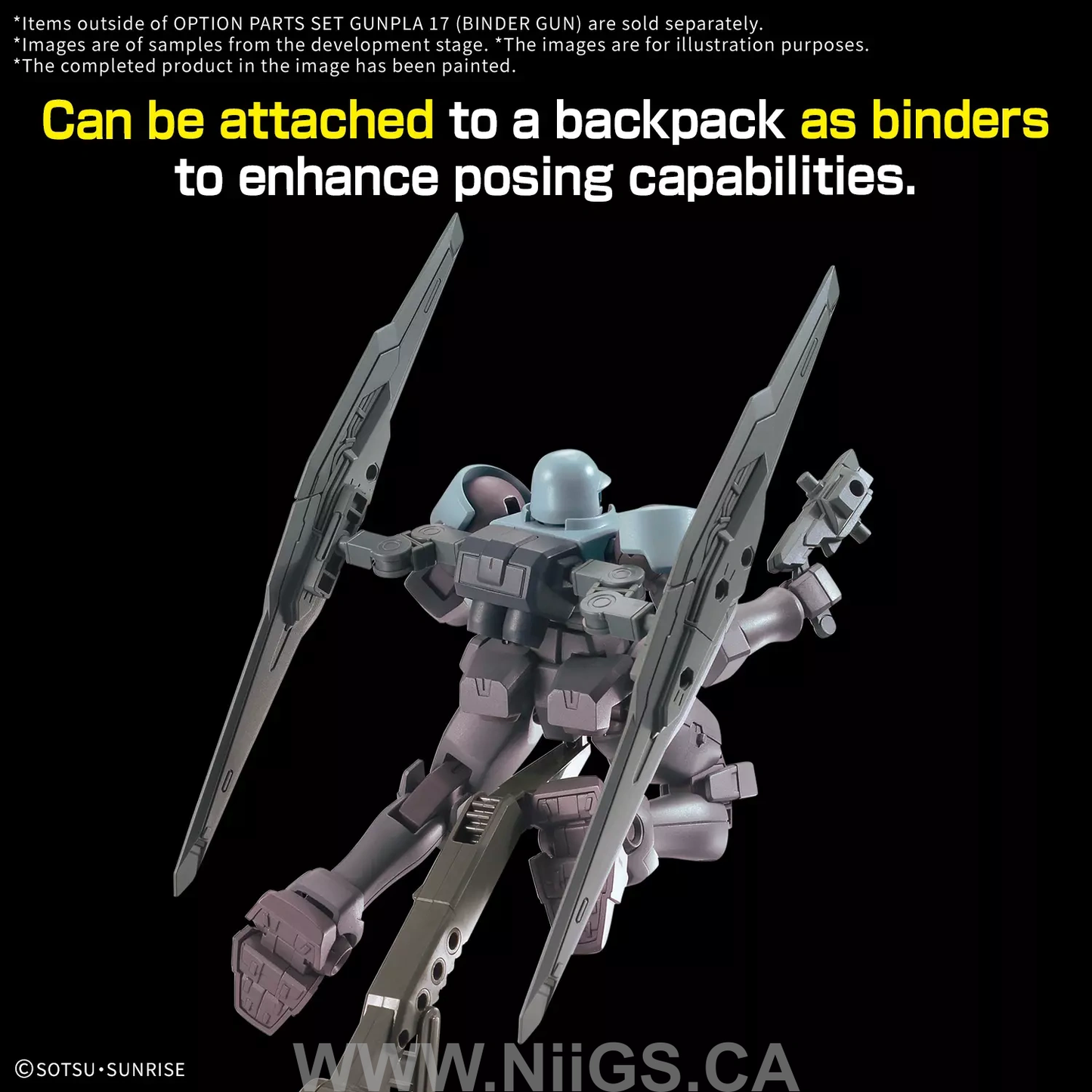 BANDAI HOBBY OPTION PARTS SET GUNPLA 17 （BINDER GUN）